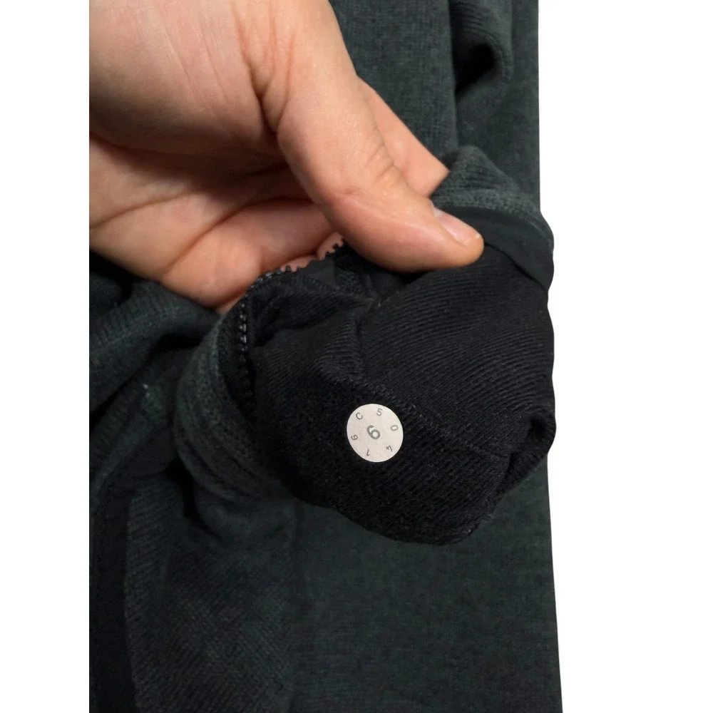 Lululemon‎ Fleece and Thank You Pullover Hoodie Womens 6 Heathered Gray 1/4 Zip